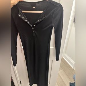 Long sexy fitted dress